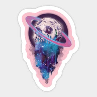 Elemental Skull Space Sticker